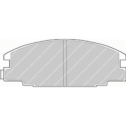 Photo Brake Pad Set, disc brake FERODO FSL678