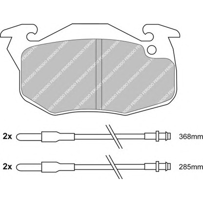 Foto Kit pastiglie freno, Freno a disco FERODO FSL719