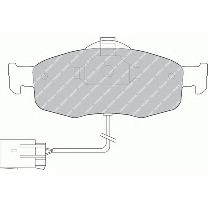 Foto Kit pastiglie freno, Freno a disco FERODO FSL766