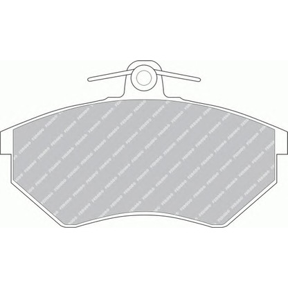 Photo Brake Pad Set, disc brake FERODO FSL774