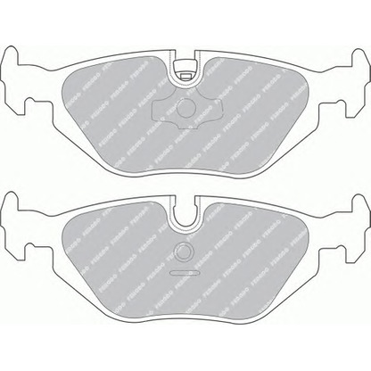 Photo Brake Pad Set, disc brake FERODO FSL850