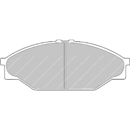 Photo Brake Pad Set, disc brake FERODO FSL949