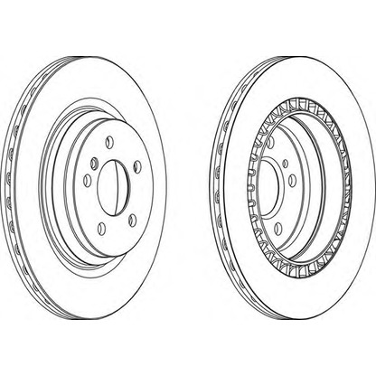 Photo Brake Disc FERODO DDF1771