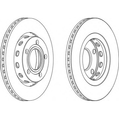 Photo Brake Disc FERODO DDF1896