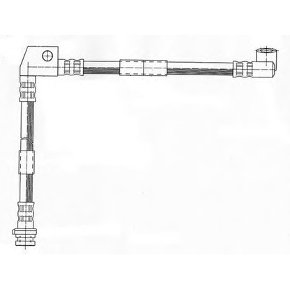 Zdjęcie Przewód hamulcowy elastyczny FERODO FHY3208