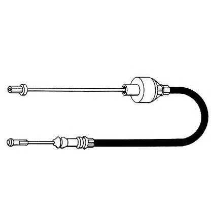 Foto Cable de accionamiento, accionamiento del embrague FERODO FCC422140