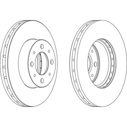 Photo Brake Disc FERODO DDF1179C1