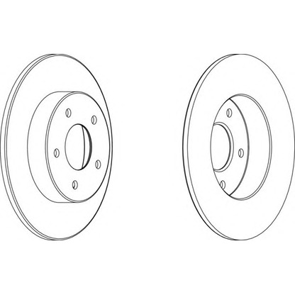 Zdjęcie Tarcza hamulcowa FERODO DDF1383C