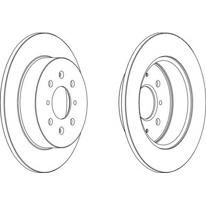 Photo Brake Disc FERODO DDF1466C