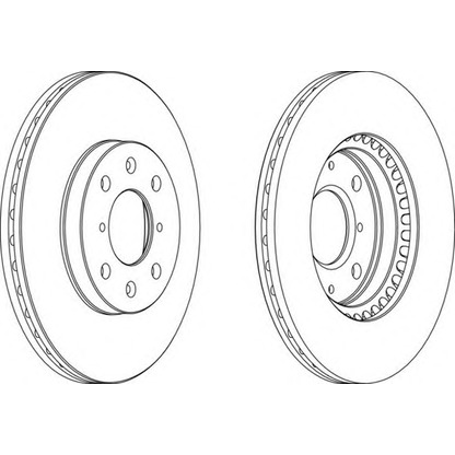 Фото Тормозной диск FERODO DDF1520C