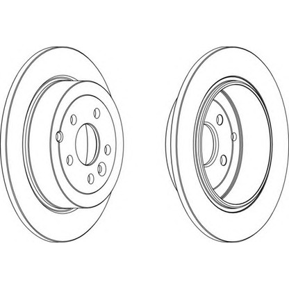 Photo Brake Disc FERODO DDF1578C