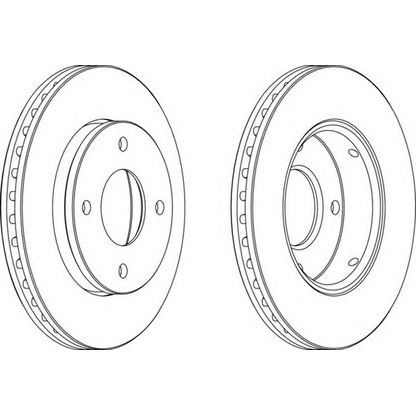 Photo Brake Disc FERODO DDF1621C