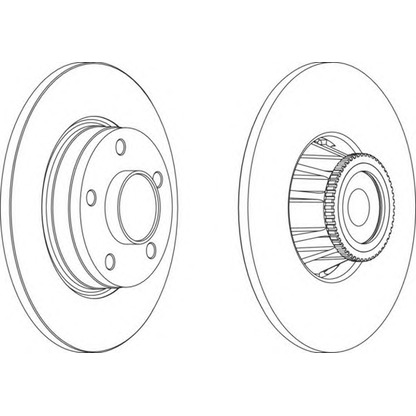 Photo Brake Disc FERODO DDF1623C