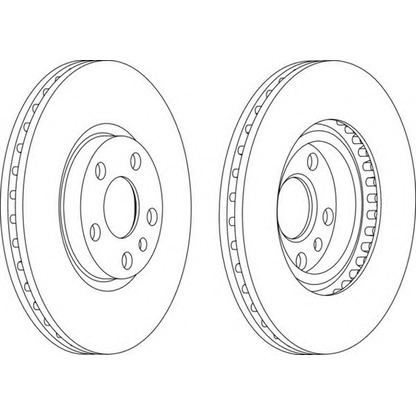 Photo Disque de frein FERODO DDF760C