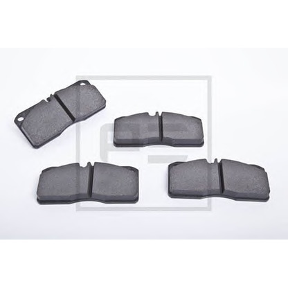 Photo Brake Pad Set, disc brake PE Automotive 02668600A