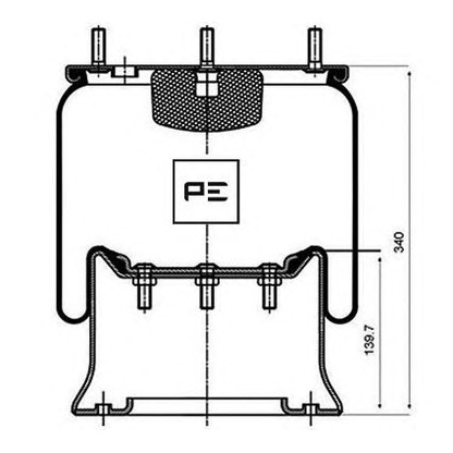 Foto Federbalg, Luftfederung PE Automotive 08404071A