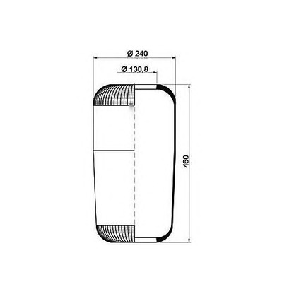 Фото Кожух пневматической рессоры PE Automotive 08407610A