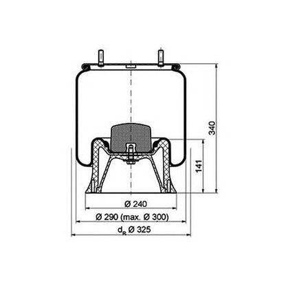 Photo Soufflet à air, suspension pneumatique PE Automotive 08409942A