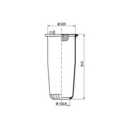 Photo Soufflet à air, suspension pneumatique PE Automotive 08424910A