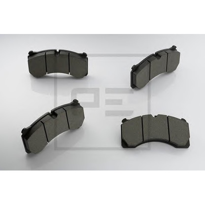 Photo Brake Pad Set, disc brake PE Automotive 08630500A