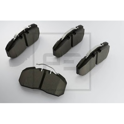 Photo Brake Pad Set, disc brake PE Automotive 08631700A