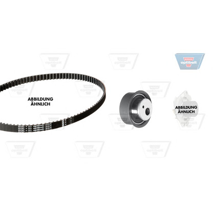 Photo Water Pump & Timing Belt Kit OPTIBELT KT1168W1