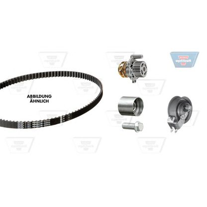 Photo Water Pump & Timing Belt Kit OPTIBELT KT1230W1