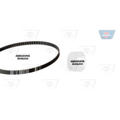 Photo Timing Belt Kit OPTIBELT KT1256