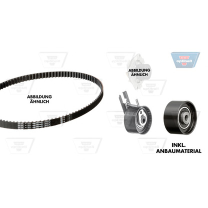 Photo Water Pump & Timing Belt Kit OPTIBELT KT1328W4