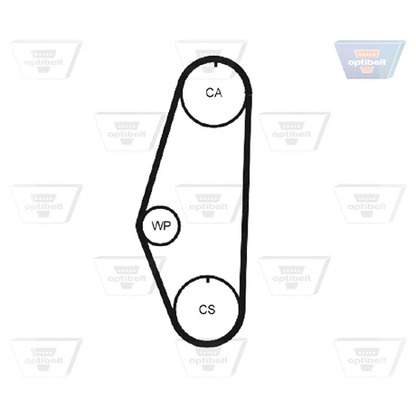 Foto Zahnriemen OPTIBELT ZRK1012