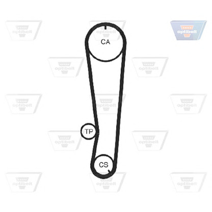 Foto Correa dentada OPTIBELT ZRK1040