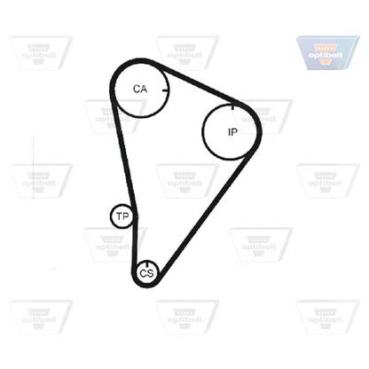 Photo Timing Belt OPTIBELT ZRK1059