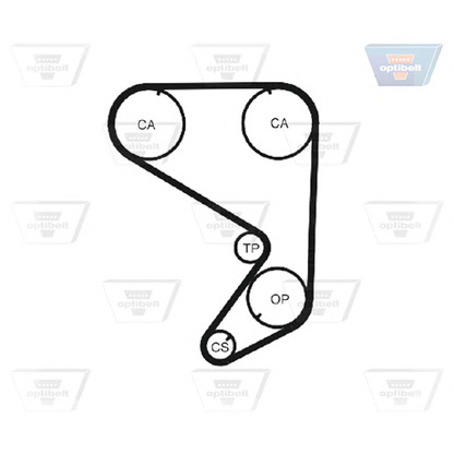 Foto Correa dentada OPTIBELT ZRK1089