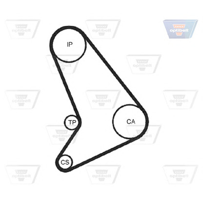 Photo Timing Belt OPTIBELT ZRK1098