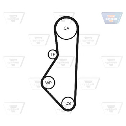 Foto Cinghia dentata OPTIBELT ZRK1115