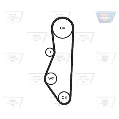 Foto Correa dentada OPTIBELT ZRK1123