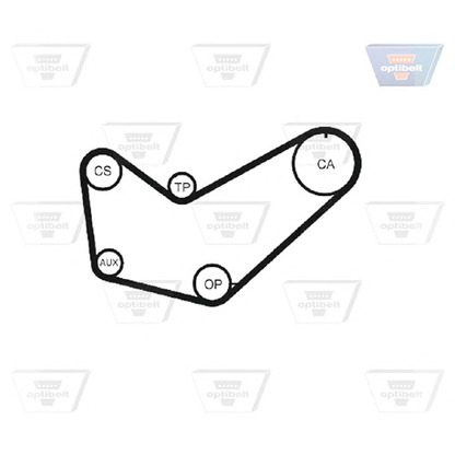 Foto Zahnriemen OPTIBELT ZRK1230
