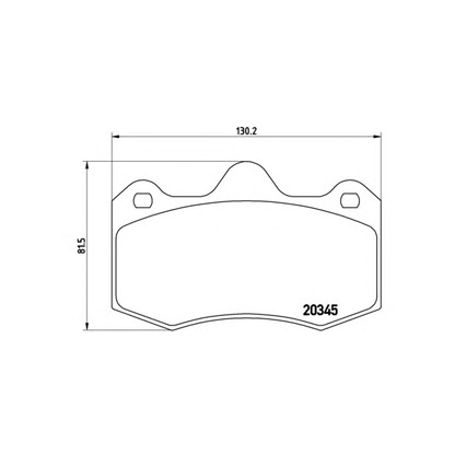 Zdjęcie Zestaw klocków hamulcowych, hamulce tarczowe BREMBO 07B31462