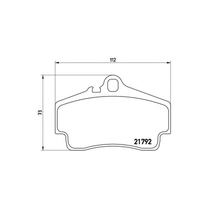 Photo Kit de plaquettes de frein, frein à disque BREMBO 07B31514