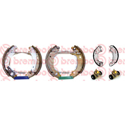 Фото Комплект тормозных колодок BREMBO K61040