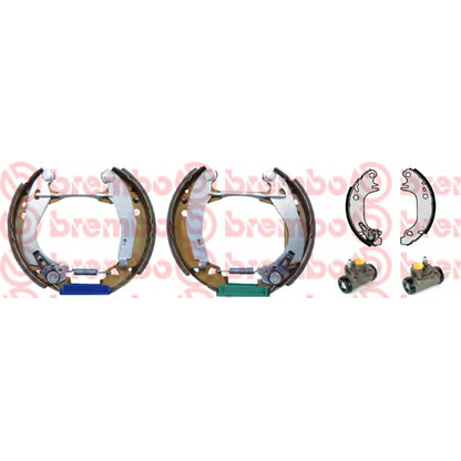 Фото Комплект тормозных колодок BREMBO K61046