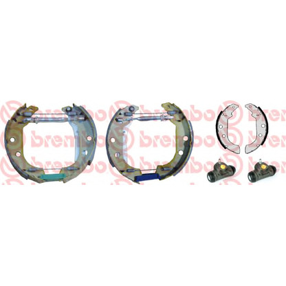 Фото Комплект тормозных колодок BREMBO K61060