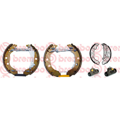 Photo Jeu de mâchoires de frein BREMBO K61066