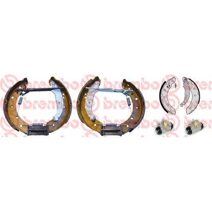 Фото Комплект тормозных колодок BREMBO K61072