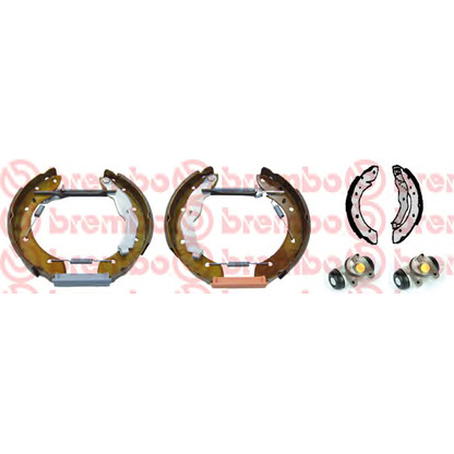 Zdjęcie Zesatw szczęk hamulcowych BREMBO K68068