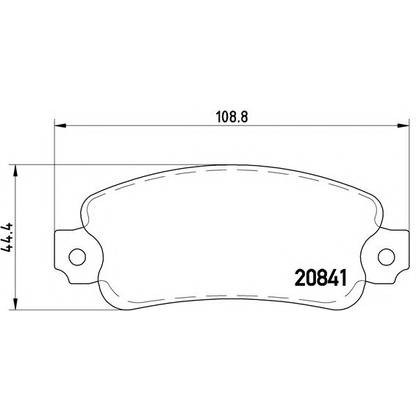 Foto Kit pastiglie freno, Freno a disco BREMBO P23014