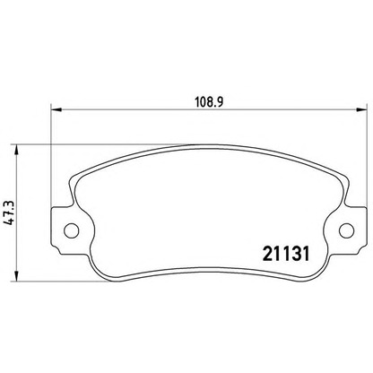 Foto Juego de pastillas de freno BREMBO P23029