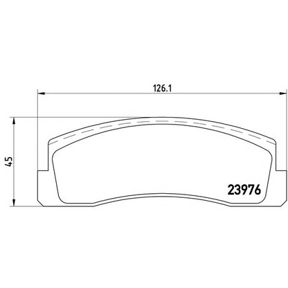 Foto Kit pastiglie freno, Freno a disco BREMBO P41005