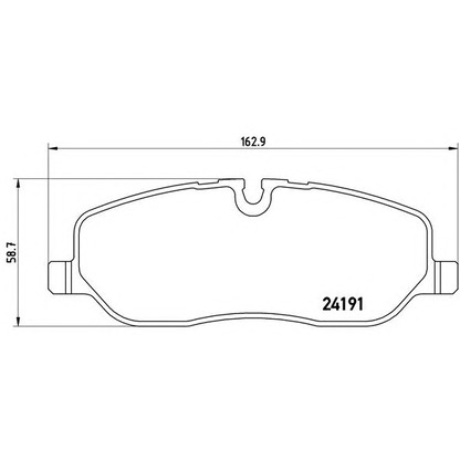 Photo Brake Pad Set, disc brake BREMBO P44014