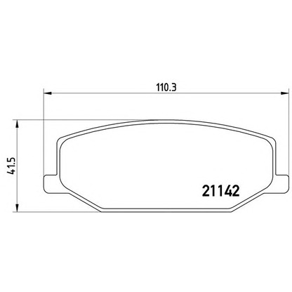 Photo Kit de plaquettes de frein, frein à disque BREMBO P79001